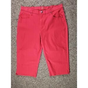 Riders By Lee Pink Capri Pants 36x19